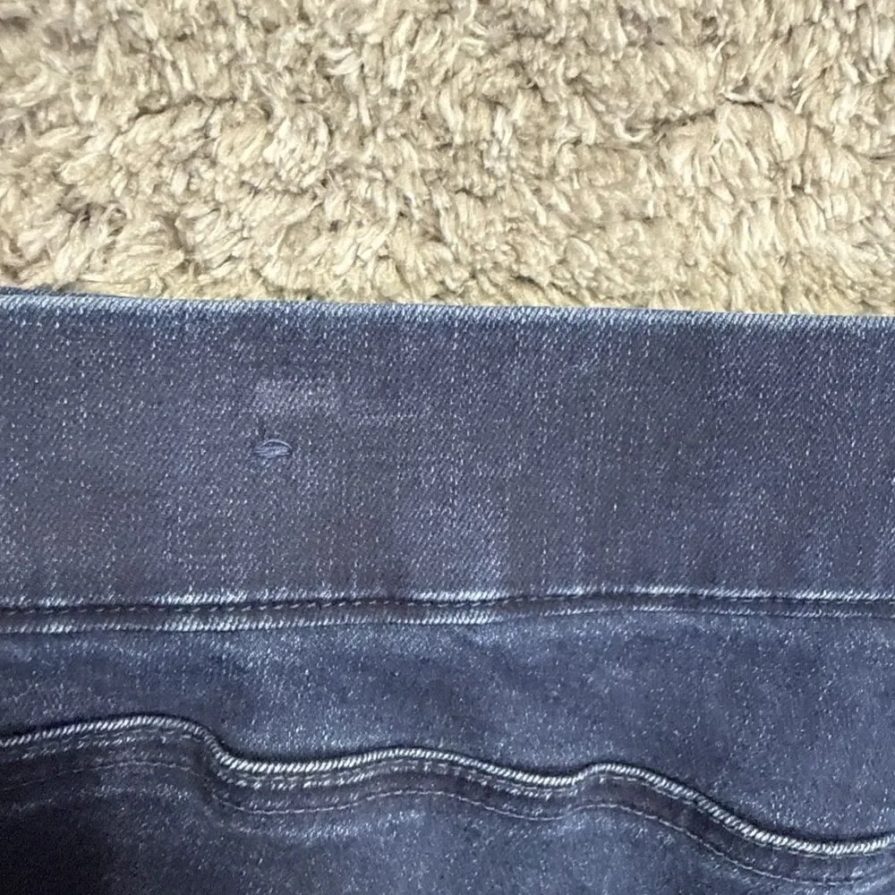 Talbots Flawless Pull On Jegging Dark Wash 18WP Stretch Soft Denim - Picture 13 of 14